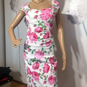 Summer adjusted rose dress
